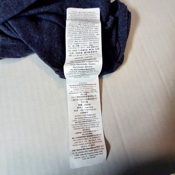 Majestic Atlanta Braves Womens T-Shirt Heathered Navy Size M Genuine MLB - Picture 8 of 10